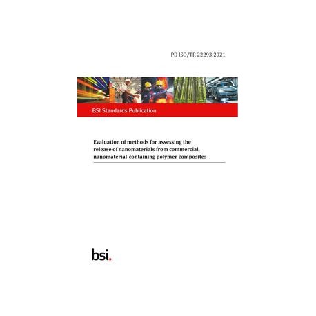 BS PD ISO/TR 22293:2021