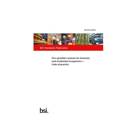 BS 9251:2021