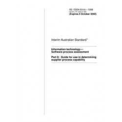 AS 15504.8(INT)-1998                        [ Superseded ]