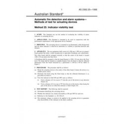 AS 2362.25-1996                        [ Superseded ]