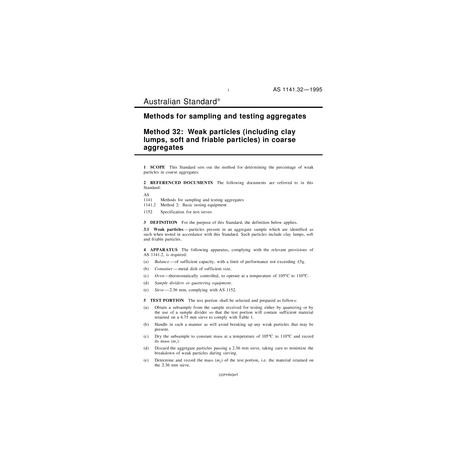 AS 1141.32-1995                        [ Superseded ]