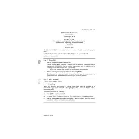 AS 1670.1-1995 AMDT 4                        [ Superseded ]