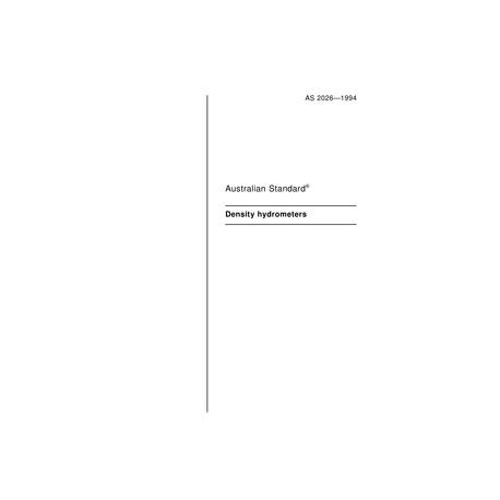 AS 2026-1994                        [ Superseded ]