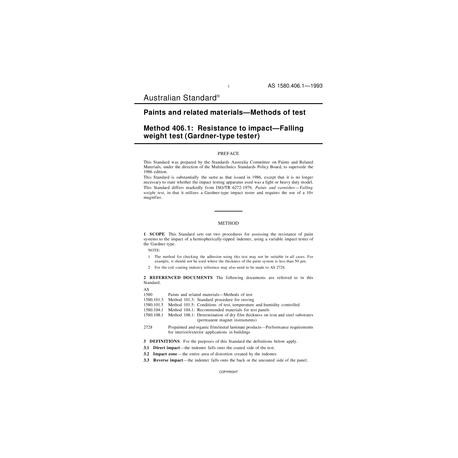 AS 1580.406.1-1993                        [ Superseded ]