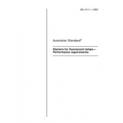AS 4111-1993                        [ Superseded ]