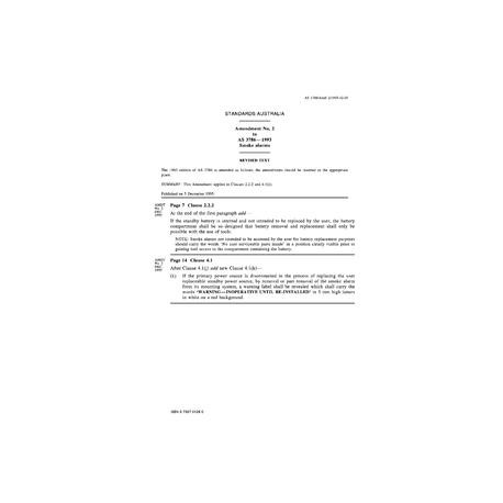 AS 3786-1993 AMDT 2                        [ Available Superseded ]