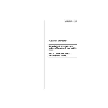 AS 2434.8-1993                        [ Superseded ]