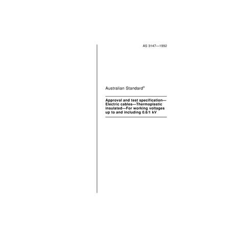 AS 3147-1992                        [ Superseded ]