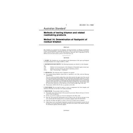 AS 2341.14-1992                        [ Superseded ]