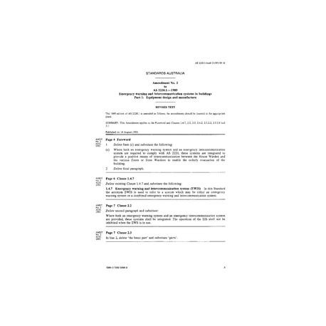 AS 2220.1-1989 AMDT 2                        [ Superseded ]