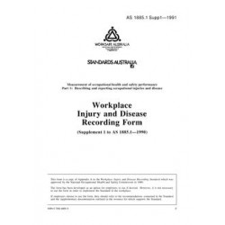 AS 1885.1 SUPP 1-1991
