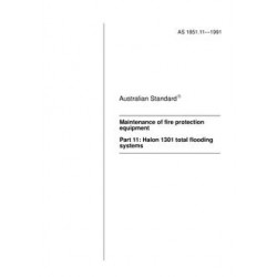 AS 1851.11-1991                        [ Superseded ]