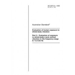 AS 2670.3-1990                        [ Superseded ]