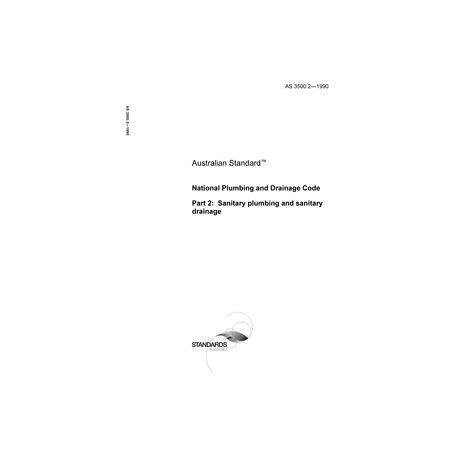AS 3500.2-1990                        [ Available Superseded ]