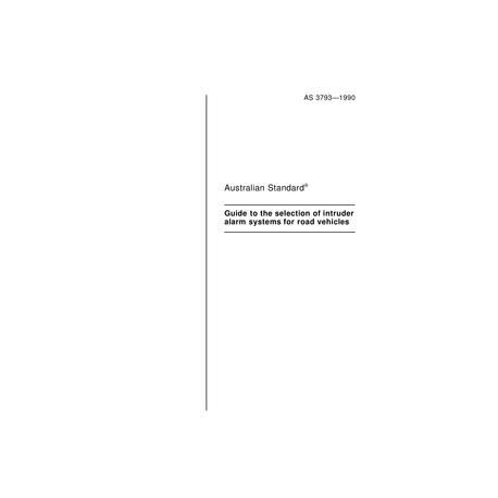 AS 3793-1990                        [ Superseded ]