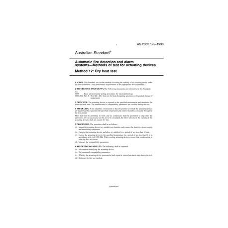 AS 2362.12-1990                        [ Superseded ]