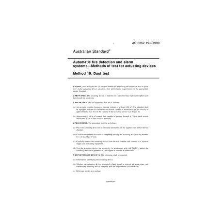 AS 2362.19-1990                        [ Superseded ]