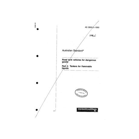 AS 2809.2-1990                        [ Superseded ]