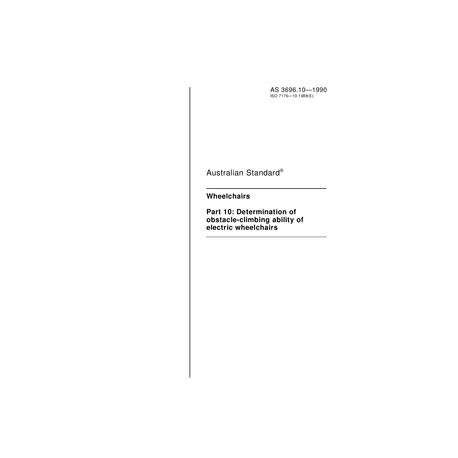 AS 3696.10-1990                        [ Superseded ]