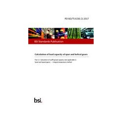 BS PD ISO/TS 6336-21:2017
