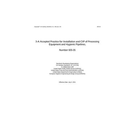 3A 605-05 Accepted Practice