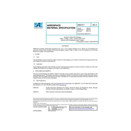 SAE AMS4141H