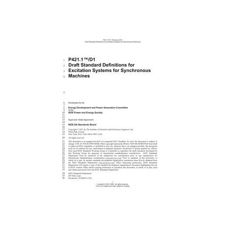 IEEE P421.1