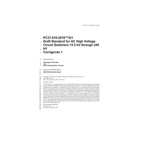 IEEE PC37.016-2018/Cor 1