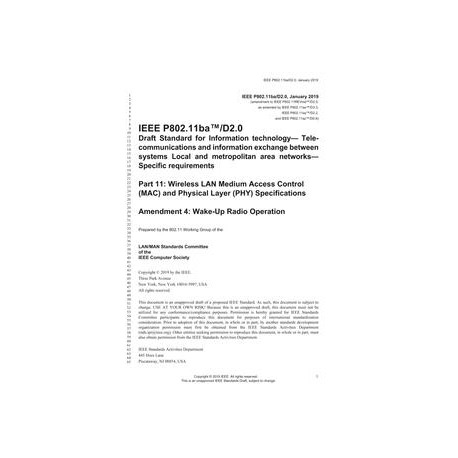 IEEE 802.11ba-2021