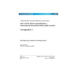 IEEE 11073-10418-2011/Cor 1-2015