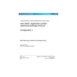 IEEE 11073-20601-2014/Cor 1-2015