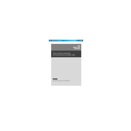 IEEE Smart Grid Research: Consumer Socialization