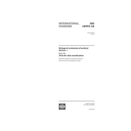 ISO 10993-10:2021