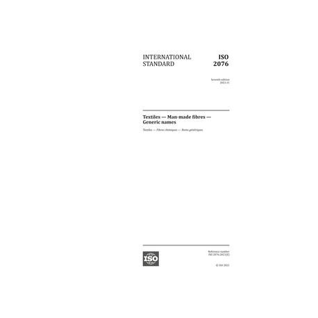 ISO 2076:2021