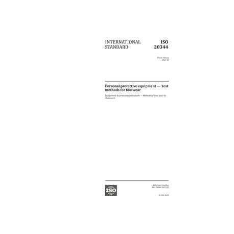 ISO 20344:2021