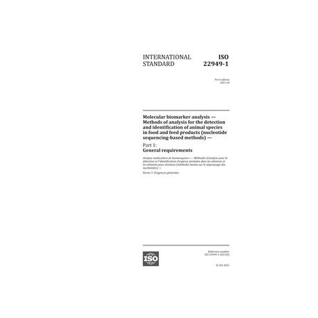 ISO 22949-1:2021
