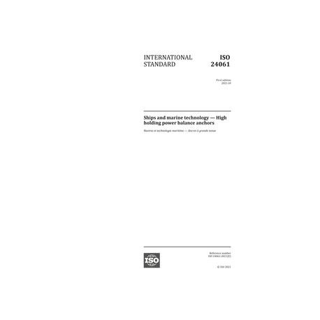 ISO 24061:2021
