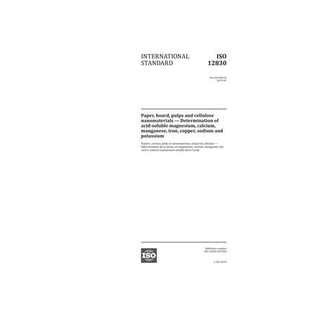 ISO 12830:2019