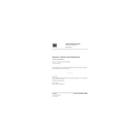ISO 11226/Cor1:2006