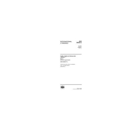 ISO 10555-1/Amd1:1999