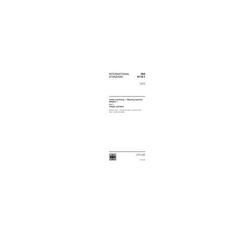 ISO 8118-1:2006