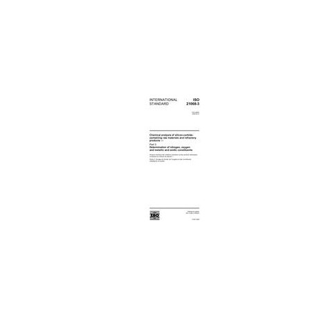 ISO 21068-3:2008