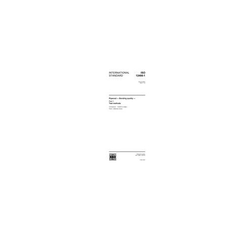 ISO 12466-1:2007