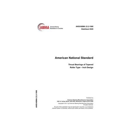 ABMA 23.2:1988 (S2020)