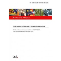 BS PD ISO/IEC TS 20000-11:2021
