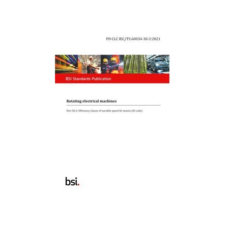 BS PD CLC IEC/TS 60034-30-2:2021