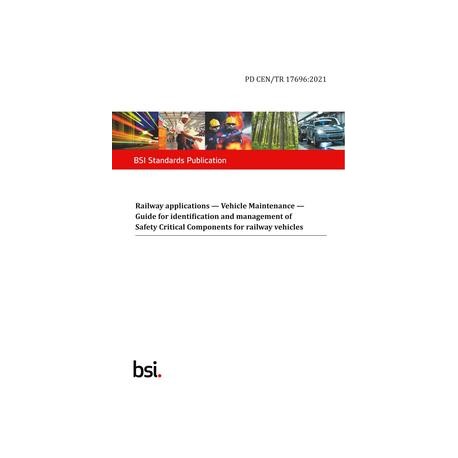 BS PD CEN/TR 17696:2021