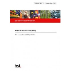 BS PD ISO/IEC TS 23360-1-6:2021