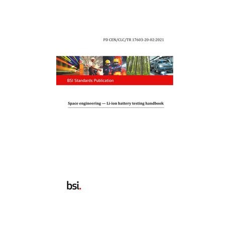BS PD CEN/CLC/TR 17603-20-02:2021