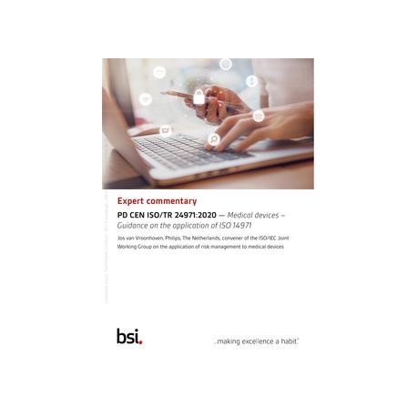 BS PD CEN ISO/TR 24971:2020 EXCOMM